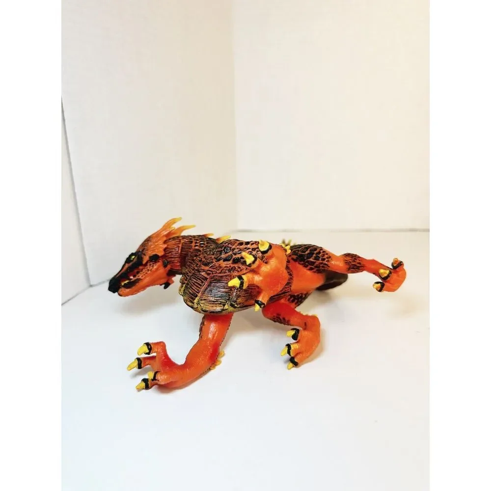 Schleich 2017 Eldrador Creatures Lava Dragon Figure Red Orange‎ Black